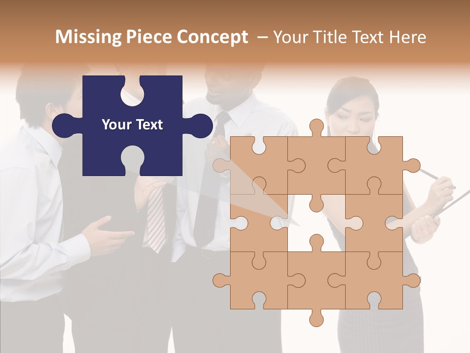 Female White Background PowerPoint Template