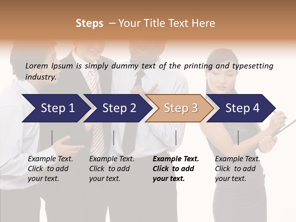 Female White Background PowerPoint Template