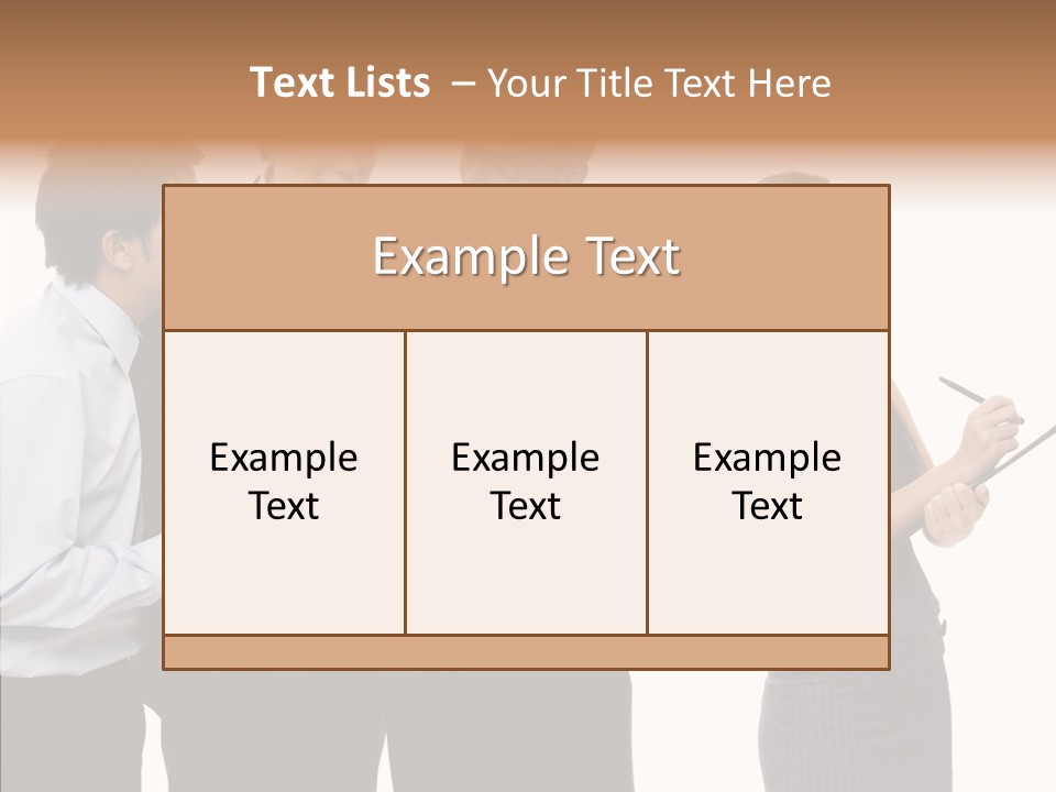 Female White Background PowerPoint Template