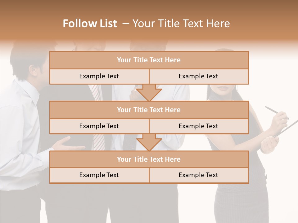 Female White Background PowerPoint Template