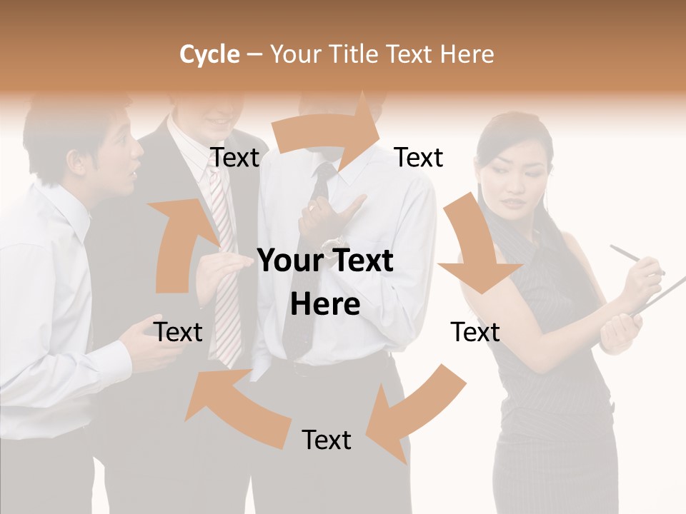 Female White Background PowerPoint Template