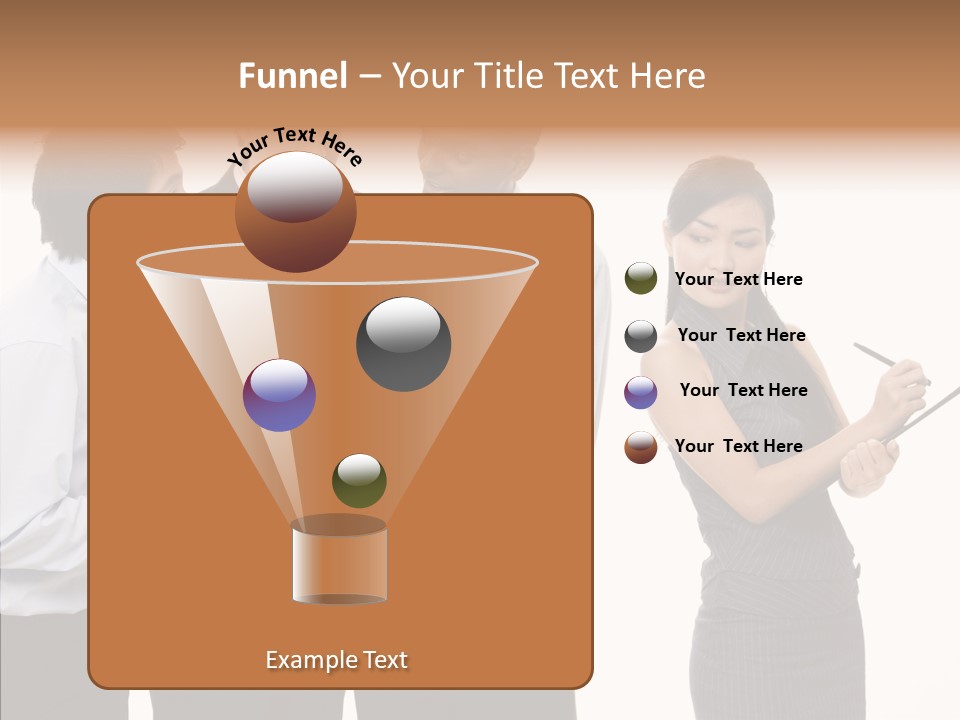 Female White Background PowerPoint Template