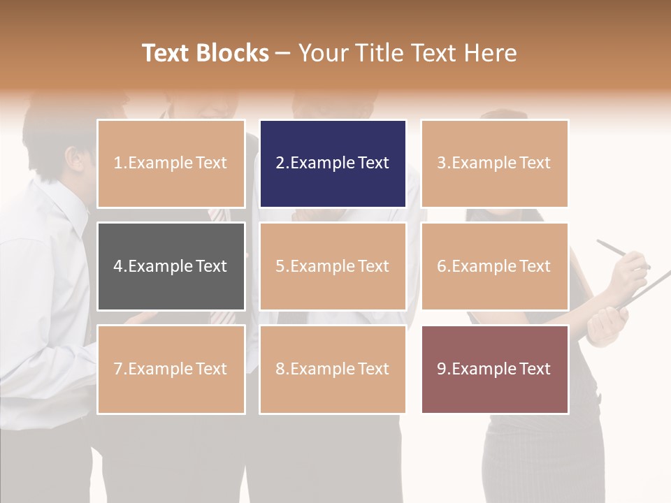 Female White Background PowerPoint Template