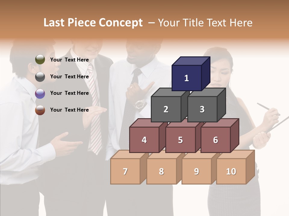 Female White Background PowerPoint Template