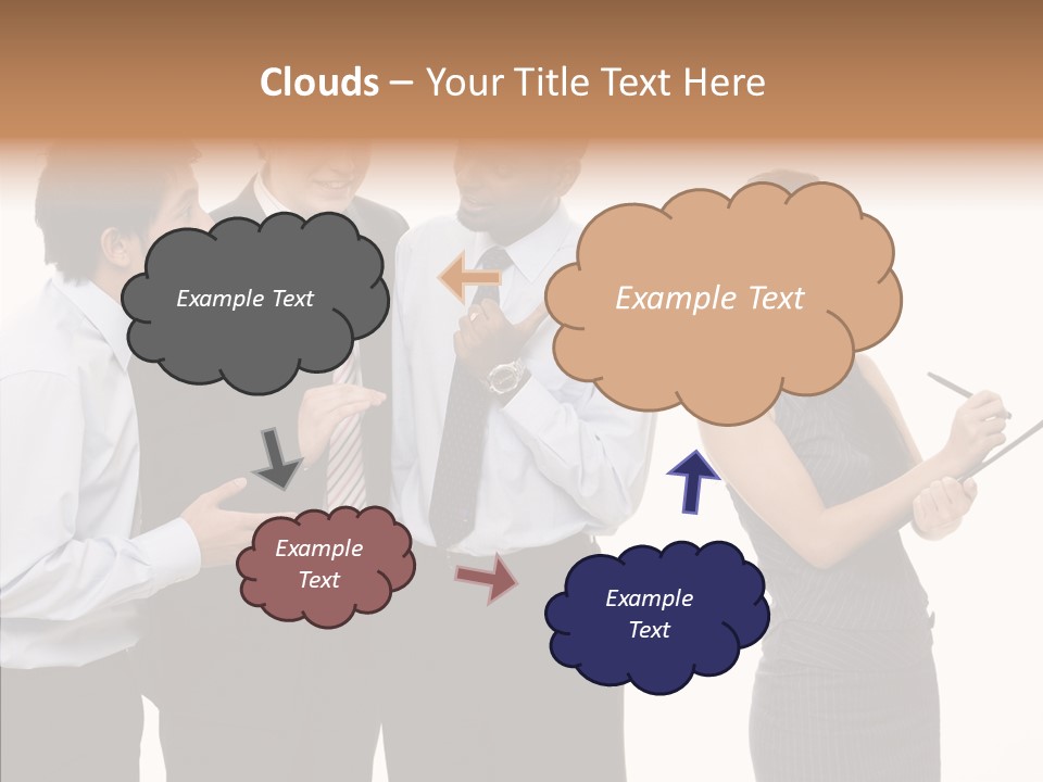 Female White Background PowerPoint Template