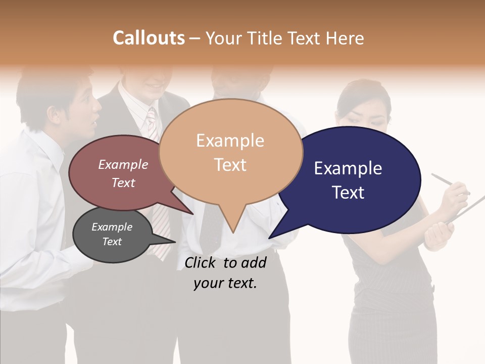 Female White Background PowerPoint Template