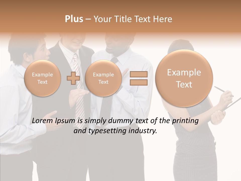 Female White Background PowerPoint Template
