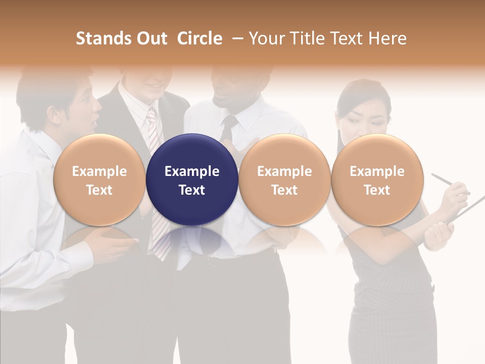 Female White Background PowerPoint Template