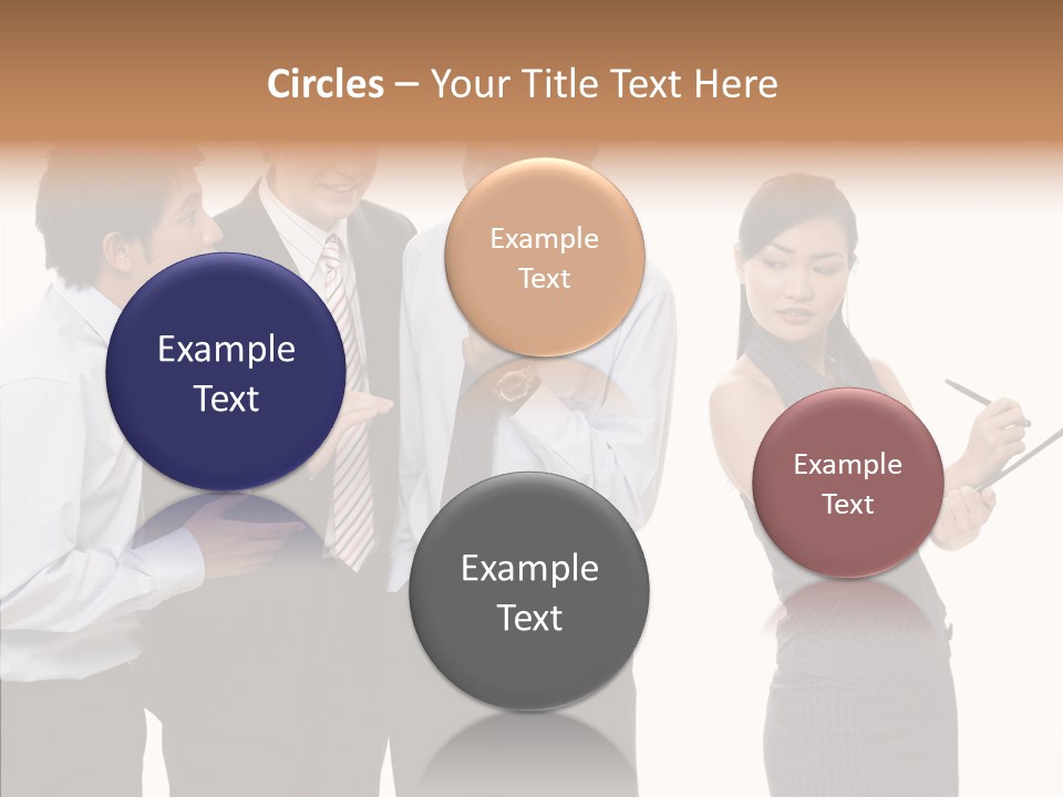 Female White Background PowerPoint Template