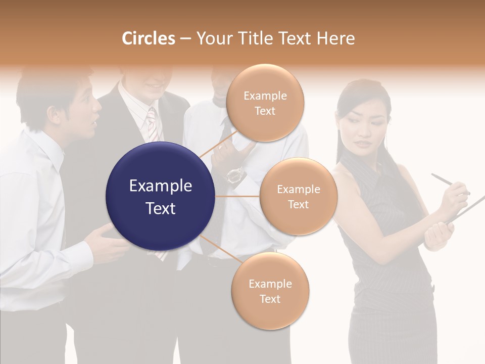 Female White Background PowerPoint Template