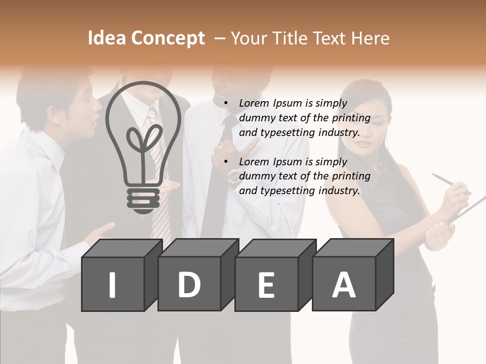 Female White Background PowerPoint Template