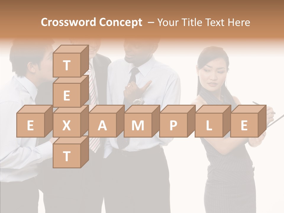 Female White Background PowerPoint Template