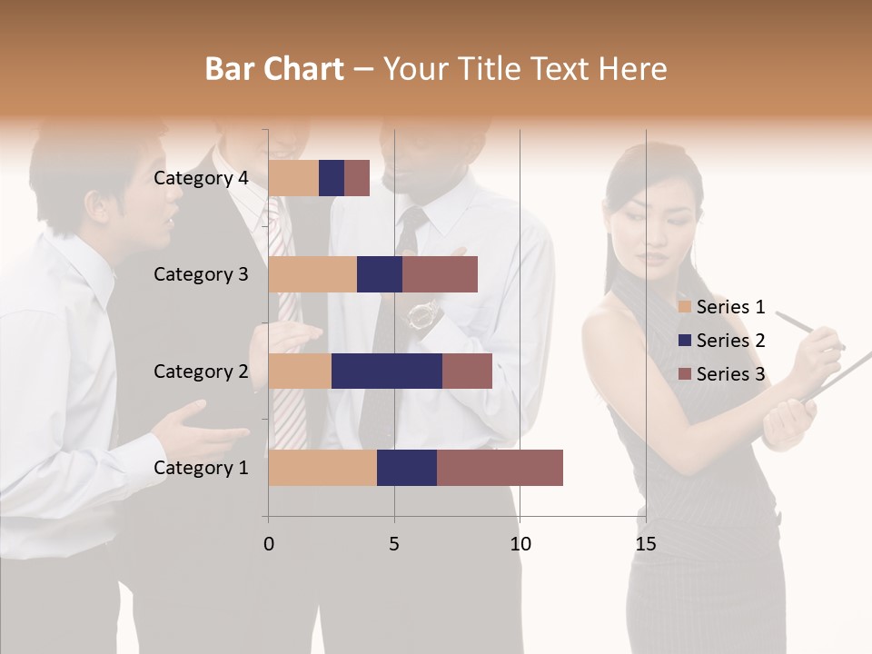 Female White Background PowerPoint Template