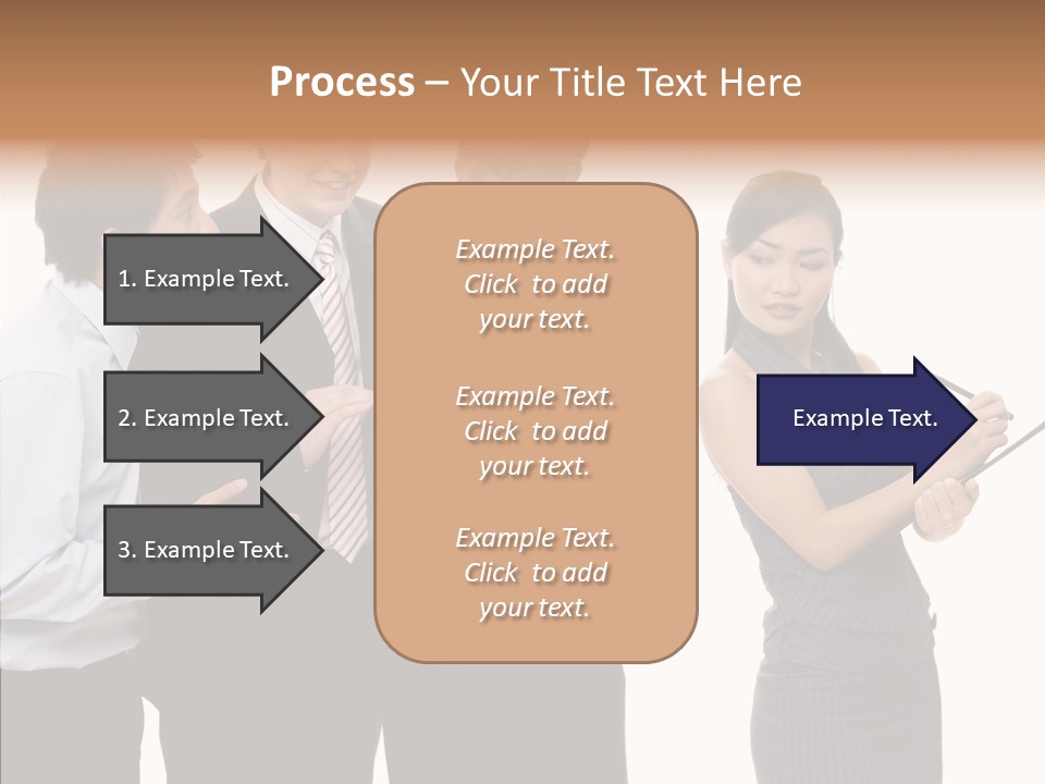 Female White Background PowerPoint Template
