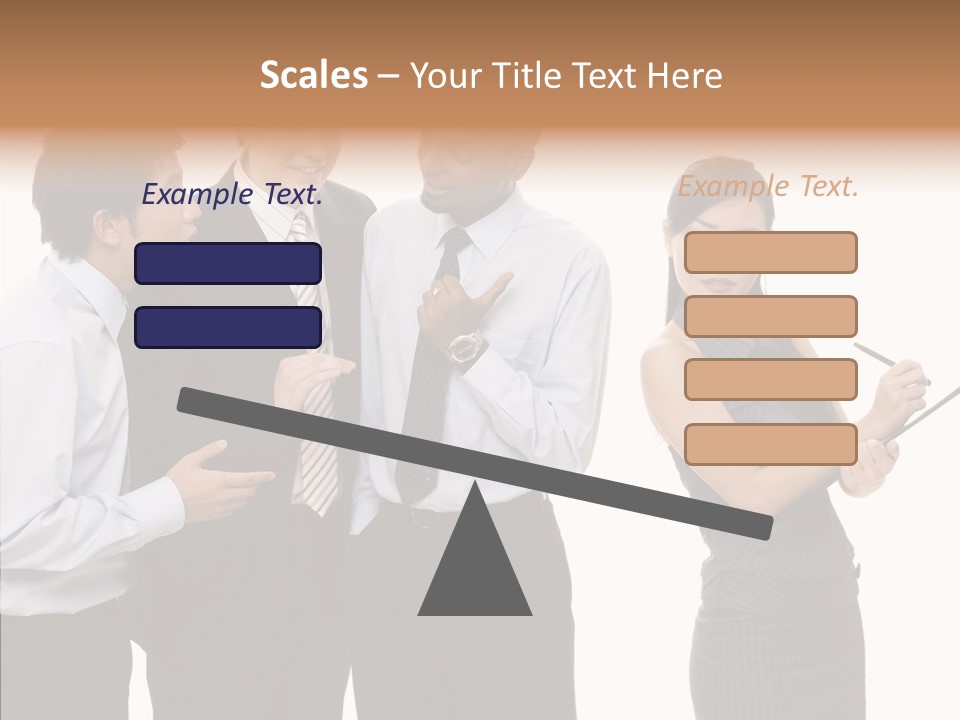 Female White Background PowerPoint Template