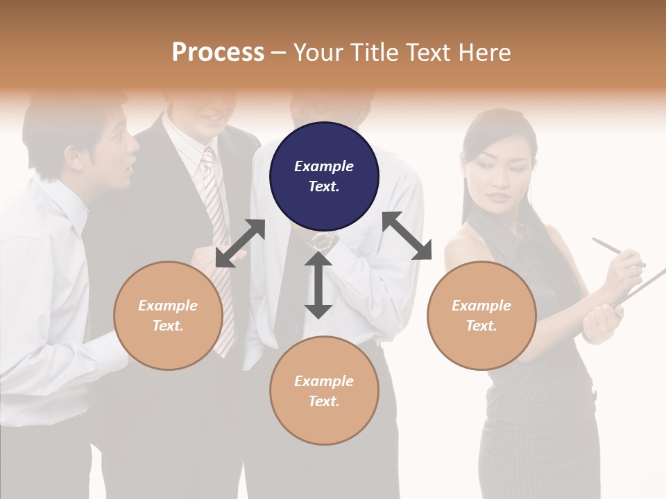 Female White Background PowerPoint Template