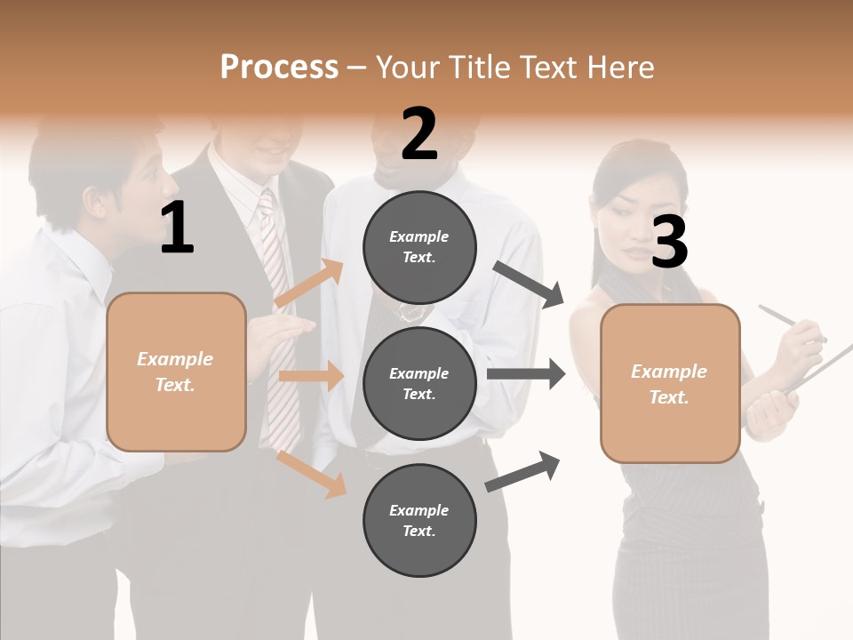 Female White Background PowerPoint Template