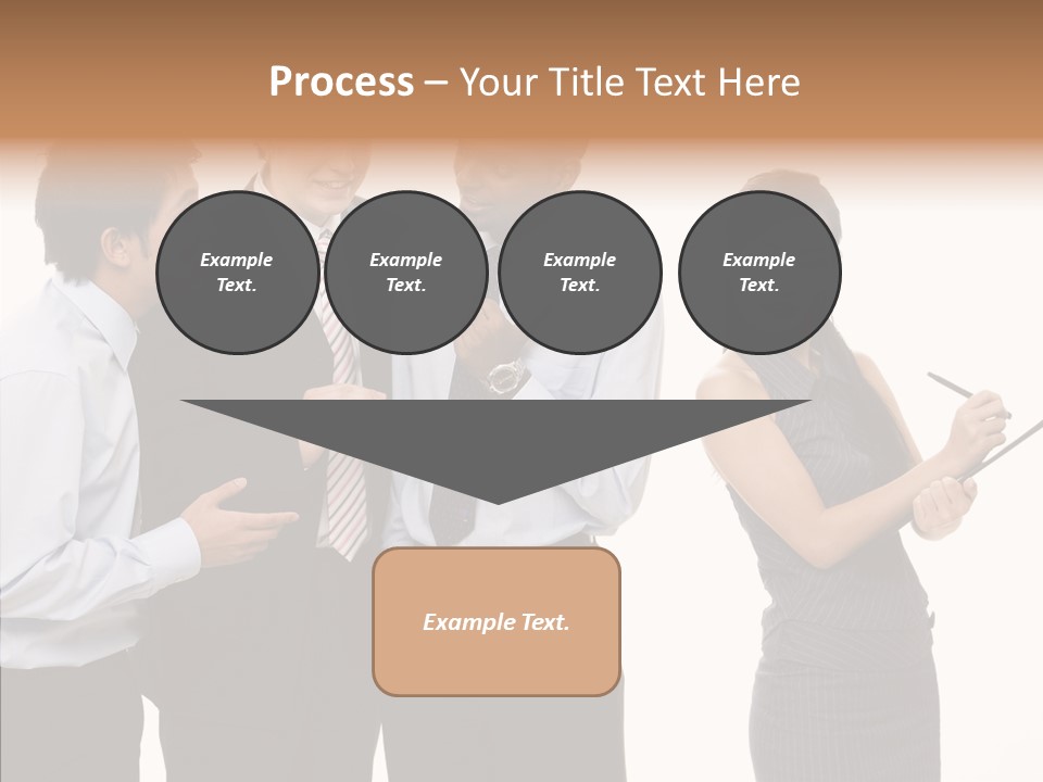 Female White Background PowerPoint Template