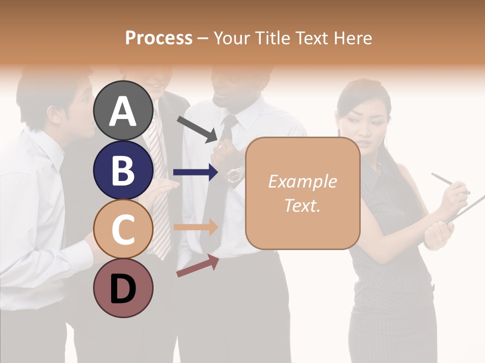 Female White Background PowerPoint Template