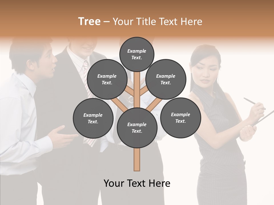 Female White Background PowerPoint Template