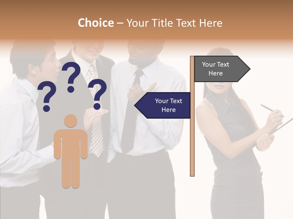 Female White Background PowerPoint Template