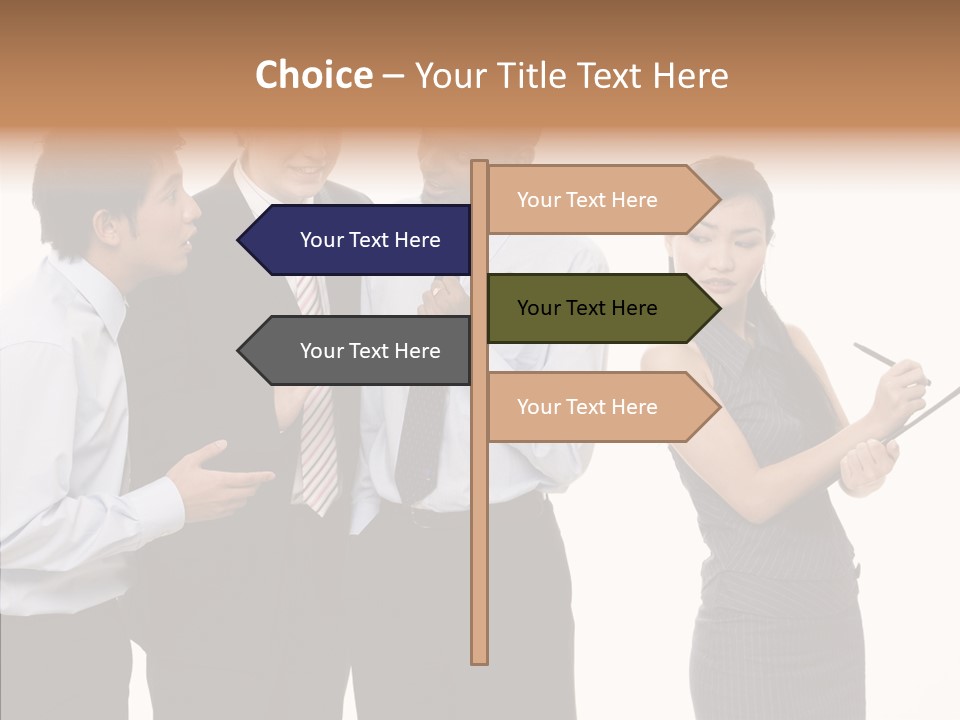 Female White Background PowerPoint Template