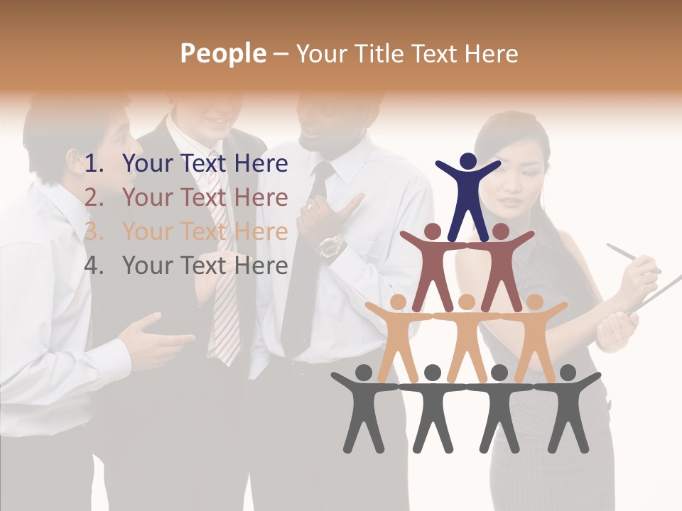 Female White Background PowerPoint Template