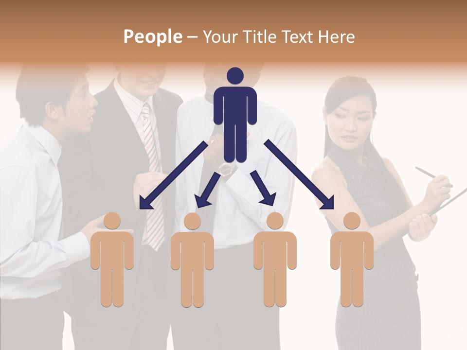 Female White Background PowerPoint Template