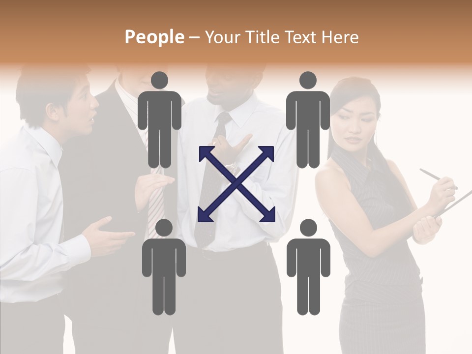 Female White Background PowerPoint Template