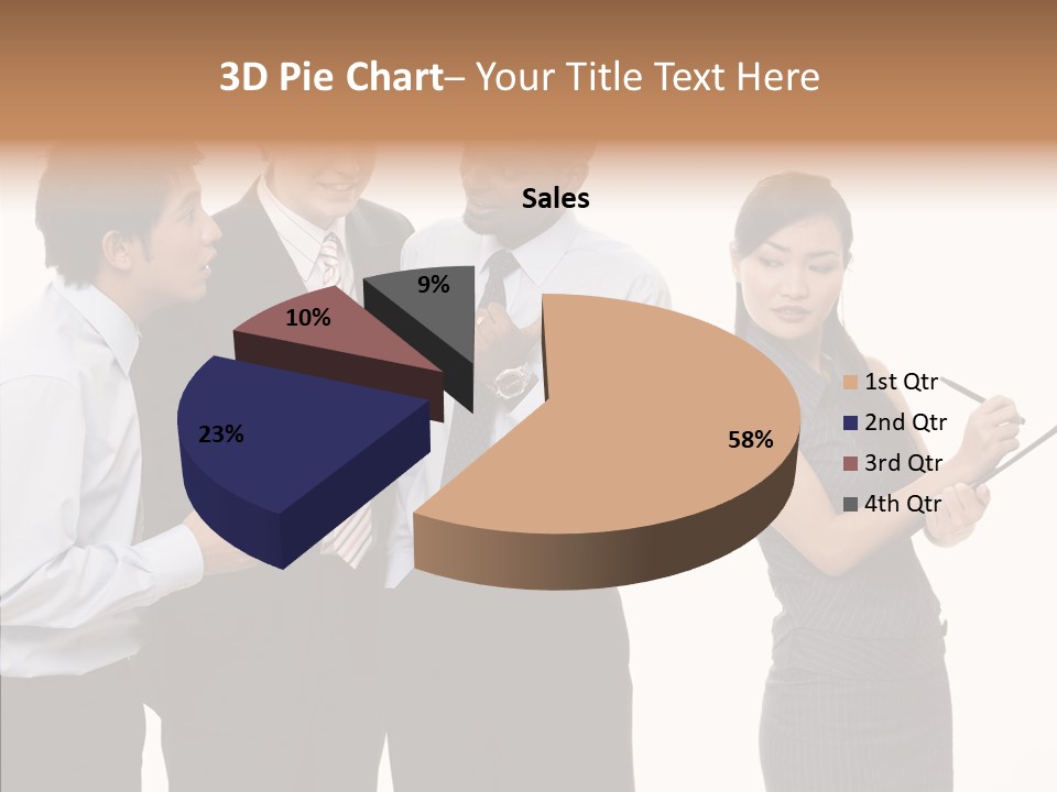 Female White Background PowerPoint Template