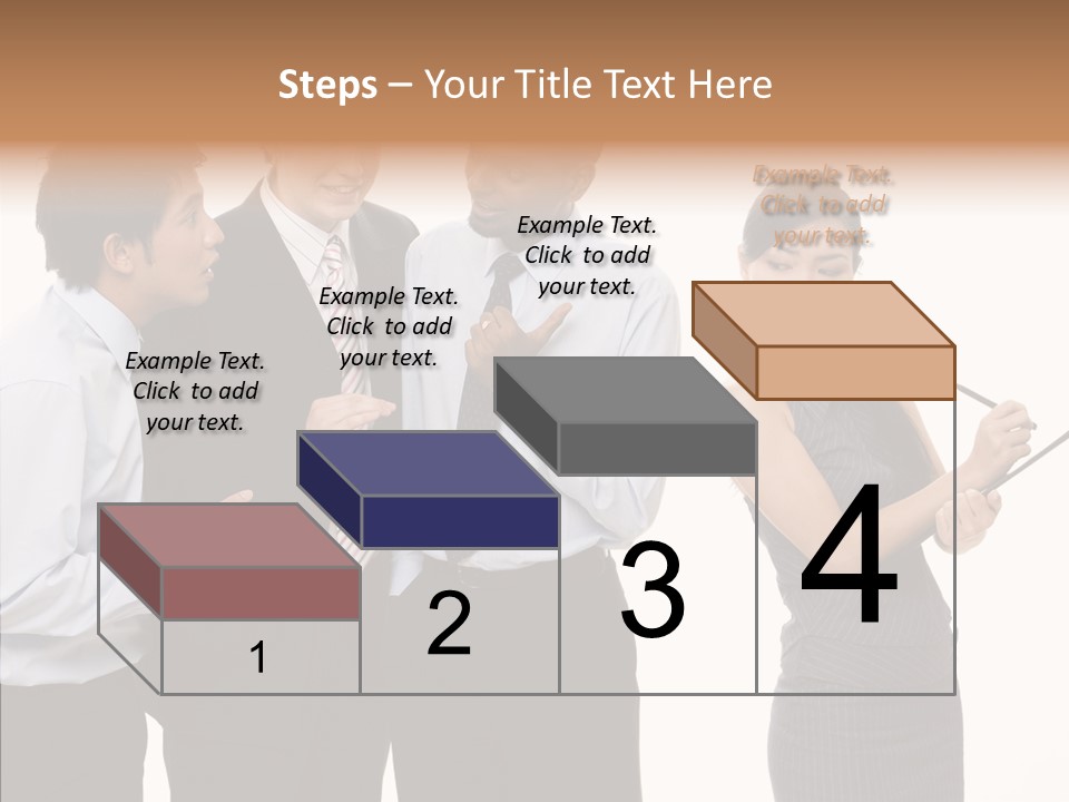 Female White Background PowerPoint Template