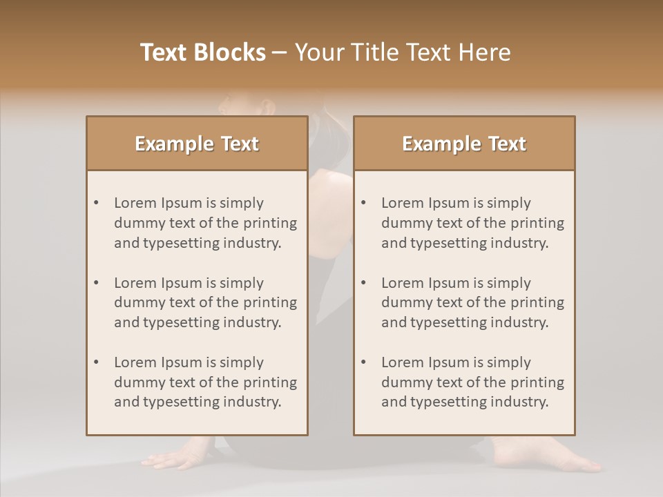 Helping Hand Elderly Caregiver PowerPoint Template