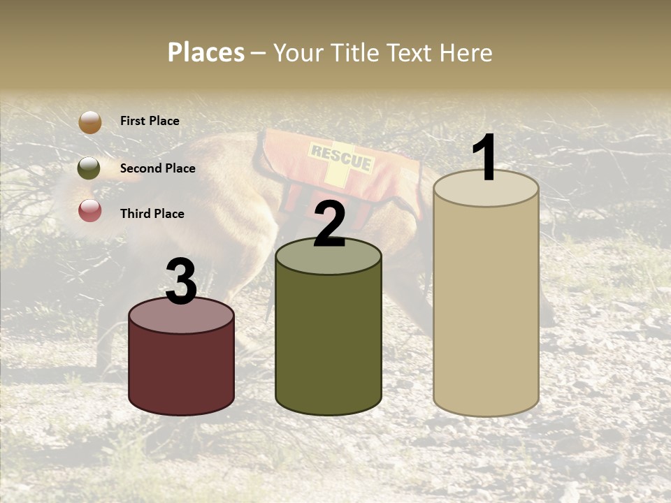 Senior  Elderly Touching PowerPoint Template