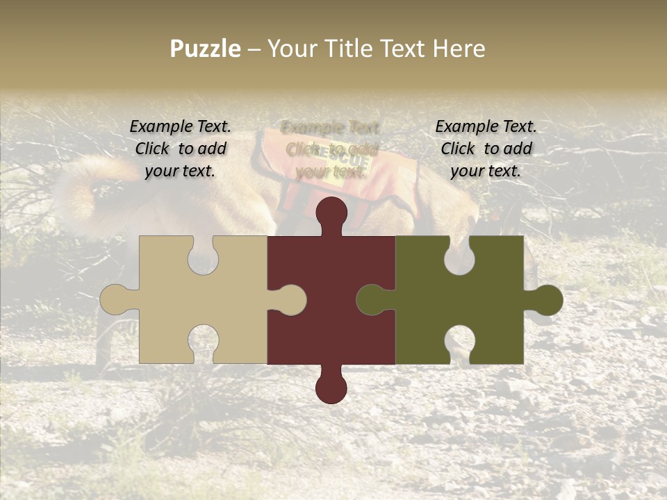 Senior  Elderly Touching PowerPoint Template