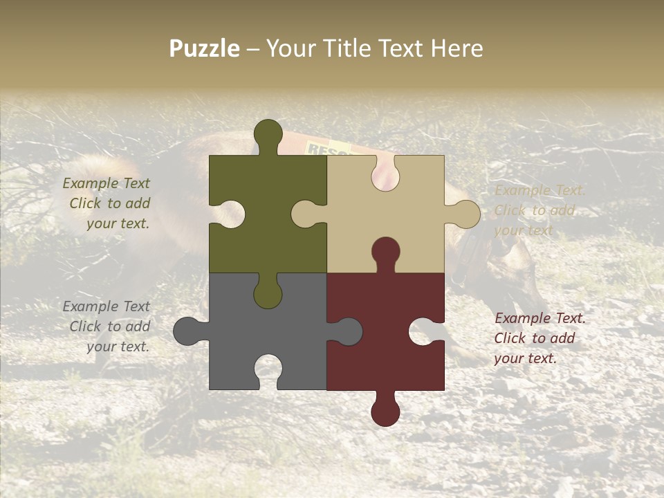 Senior  Elderly Touching PowerPoint Template