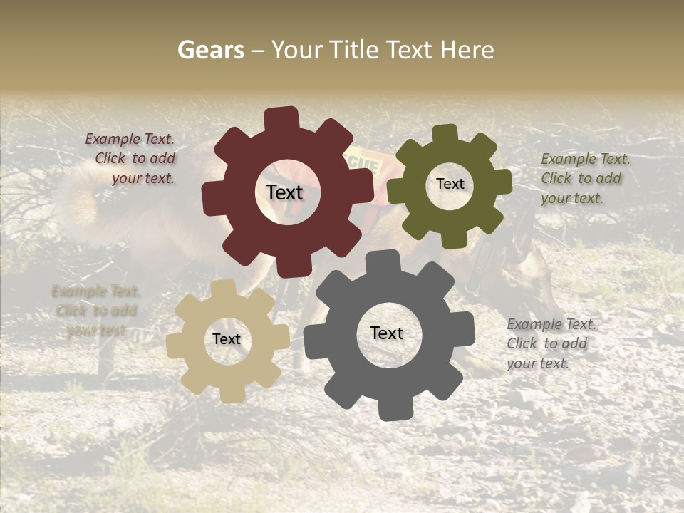 Senior  Elderly Touching PowerPoint Template