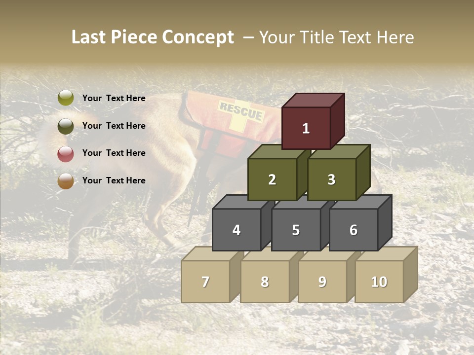 Senior  Elderly Touching PowerPoint Template