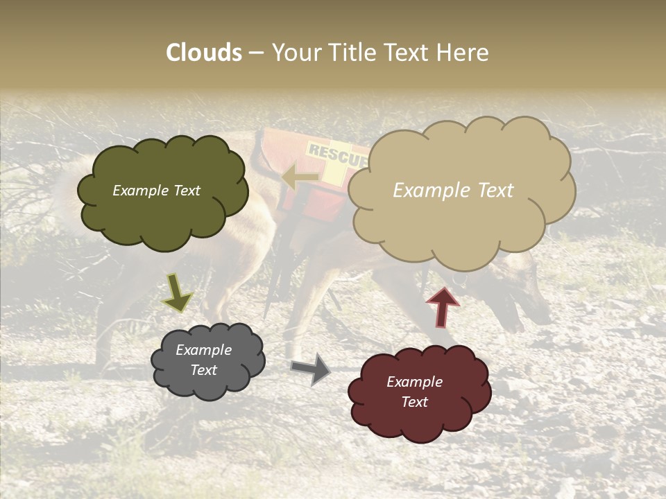 Senior  Elderly Touching PowerPoint Template