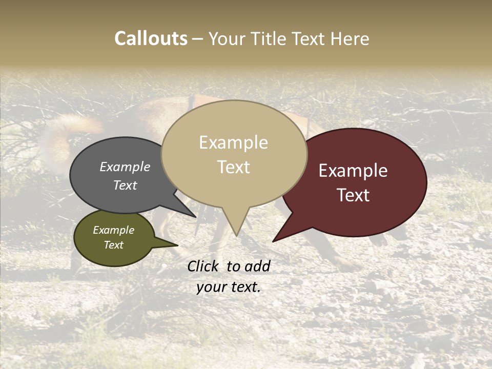 Senior  Elderly Touching PowerPoint Template