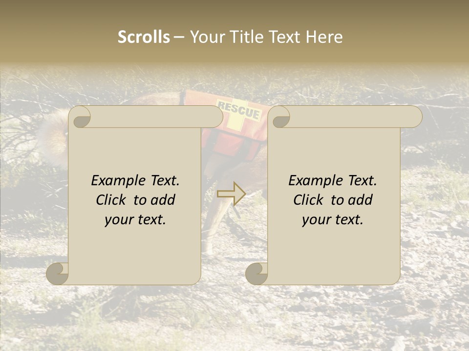 Senior  Elderly Touching PowerPoint Template