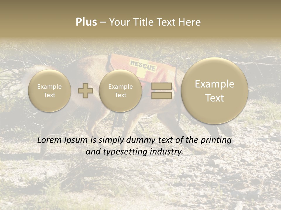 Senior  Elderly Touching PowerPoint Template