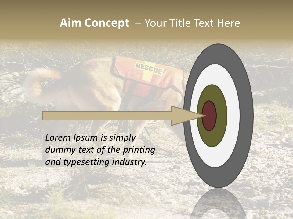 Senior  Elderly Touching PowerPoint Template