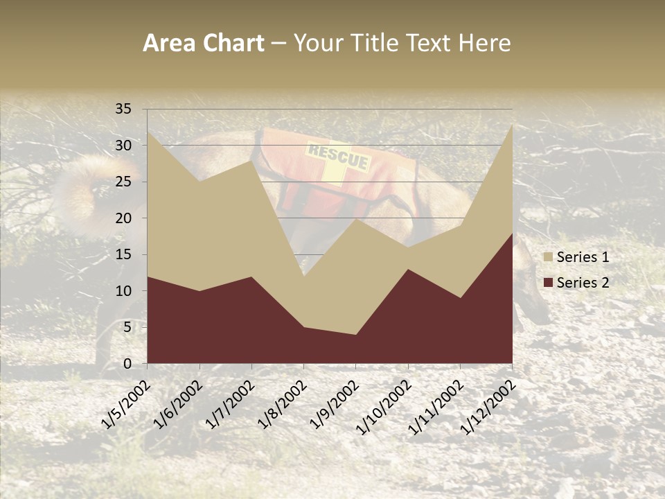 Senior  Elderly Touching PowerPoint Template