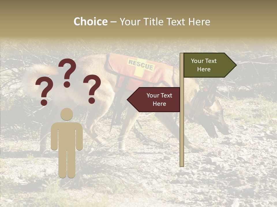 Senior  Elderly Touching PowerPoint Template