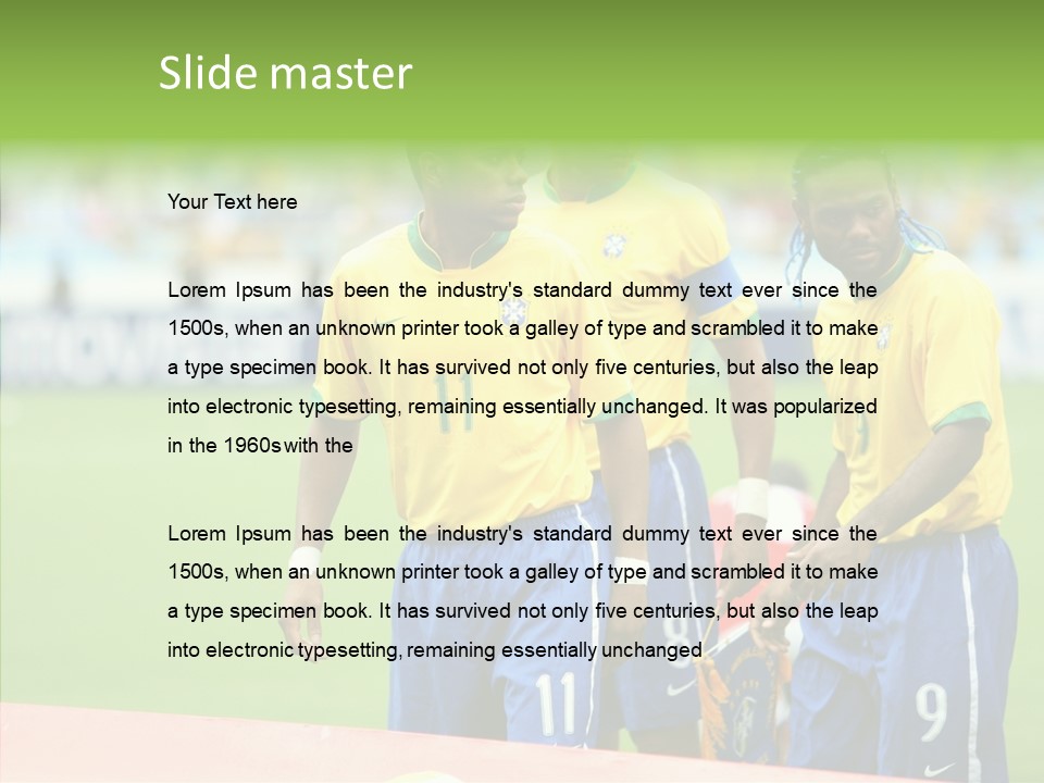 Touching White Background Close Up PowerPoint Template