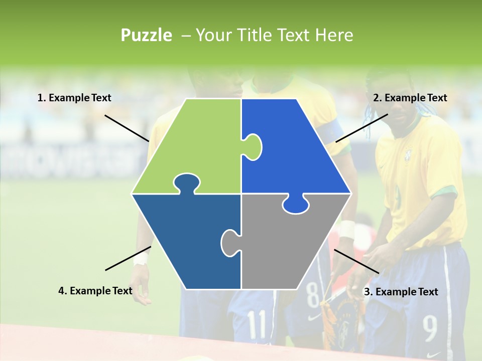 Touching White Background Close Up PowerPoint Template