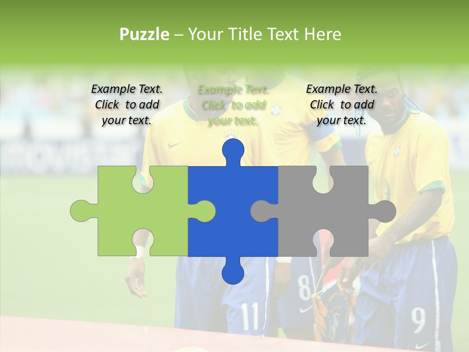 Touching White Background Close Up PowerPoint Template