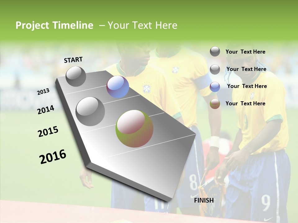 Touching White Background Close Up PowerPoint Template