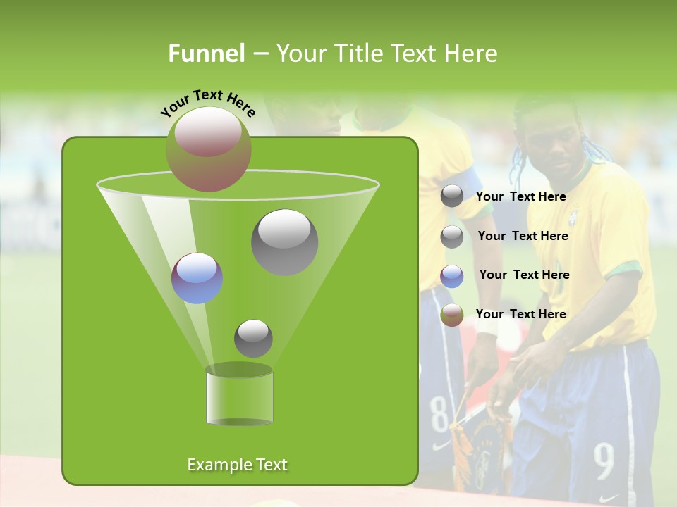 Touching White Background Close Up PowerPoint Template