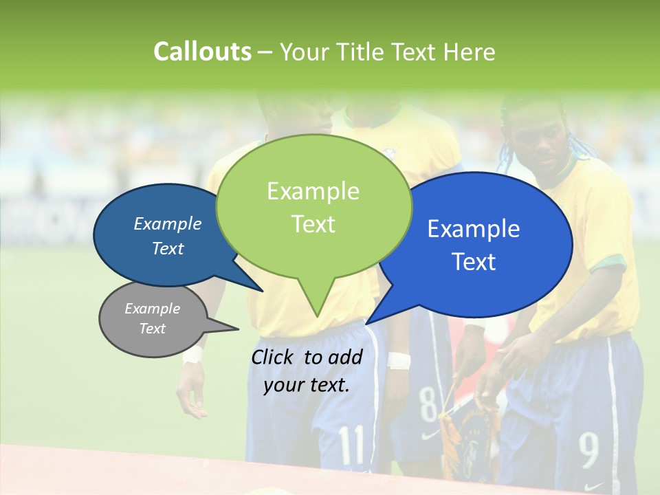 Touching White Background Close Up PowerPoint Template